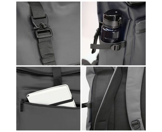 Рюкзак туристический NikiBo Trekker сірий (30011105-07), изображение 6