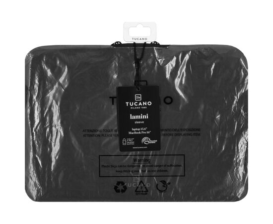 Чехол для ноутбука Tucano 15/16" Lamini, Black (BFLAMINI1516-BK), изображение 5