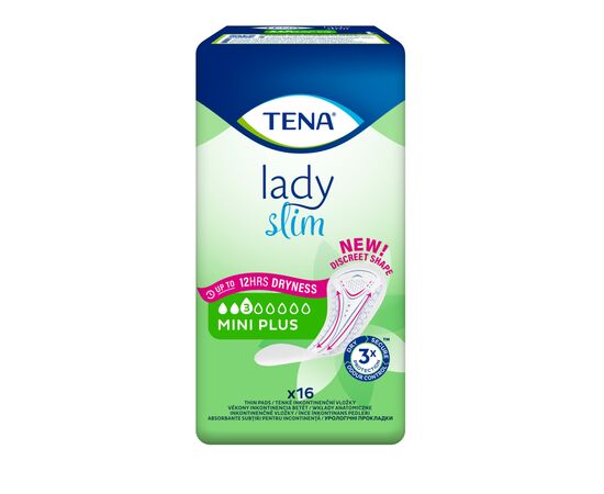 Урологические прокладки Tena Lady Slim Mini Plus 16 шт. (7322540852868), изображение 2