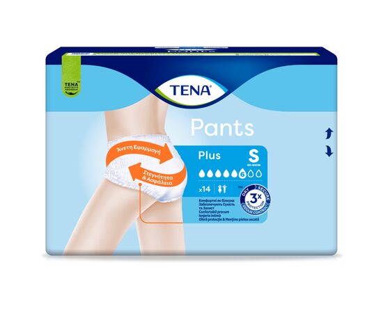 Подгузники для взрослых Tena Pants Plus S 14 (7322541773346), изображение 2