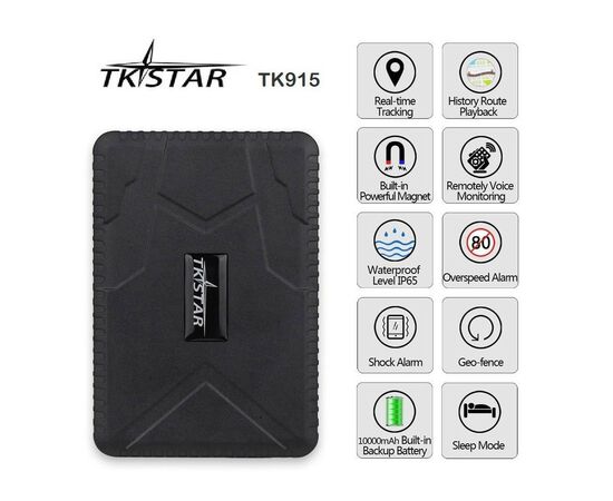 GPS-трекер для авто Voltronic TK-STAR TK-915 з магнітом 5 кг і акб 10000Ah на 120 діб Q50 (TK-915), изображение 5