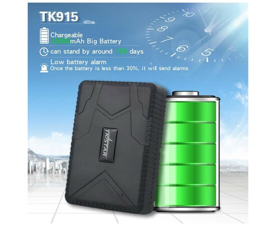 GPS-трекер для авто Voltronic TK-STAR TK-915 з магнітом 5 кг і акб 10000Ah на 120 діб Q50 (TK-915), изображение 8