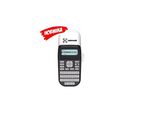 Принтер этикеток UKRMARK E110LT, Bluetooth, QR и штрих-коды, совместимый с картриджами DYMO LT (900450)