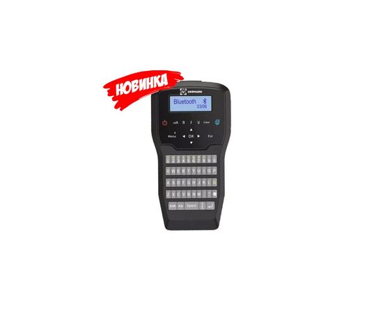 Принтер этикеток UKRMARK E2800, Bluetooth, QR и штрих-коды, совместимый с картриджами DYMO D1, 6–12 mm (900449)
