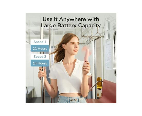 Вентилятор Jisulife F8X pink, изображение 9
