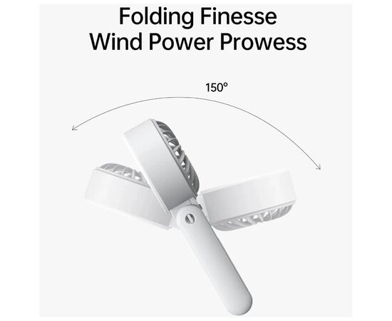 Вентилятор Jisulife Handheld Fan 7 grey, изображение 6