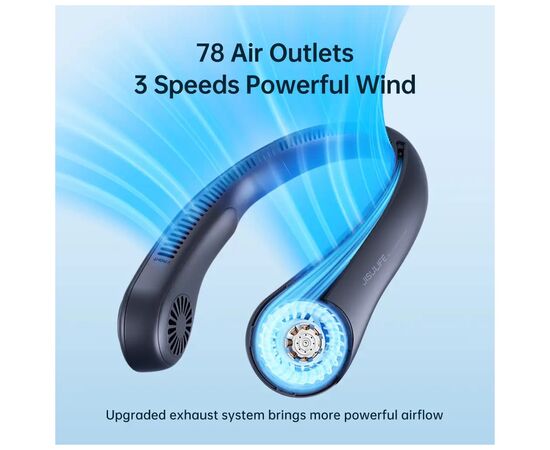 Вентилятор Jisulife Neck Fan Life3 FA14 blue, изображение 7