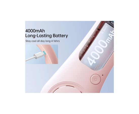 Вентилятор Jisulife Neck Fan Life3 FA14 pink, изображение 12
