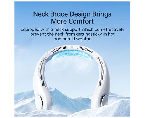 Вентилятор Jisulife Neck Fan Life4 grey, изображение 2