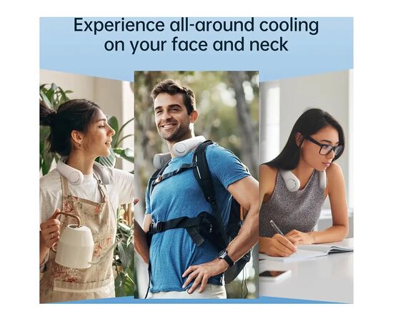 Вентилятор Jisulife Neck Fan Life4 grey, изображение 3