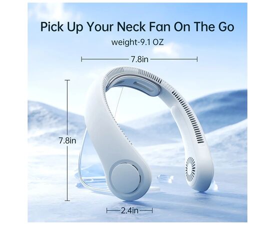 Вентилятор Jisulife Neck Fan Life4 grey, изображение 5