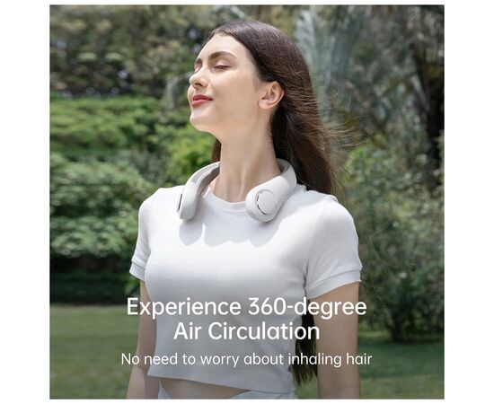 Вентилятор Jisulife Neck Fan Life4 grey, изображение 6