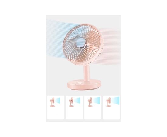 Вентилятор Jisulife Desktop small fan 01 White, изображение 4