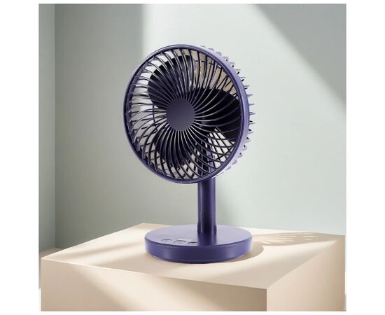 Вентилятор Jisulife Desktop small fan 01 Dark Blue, изображение 3