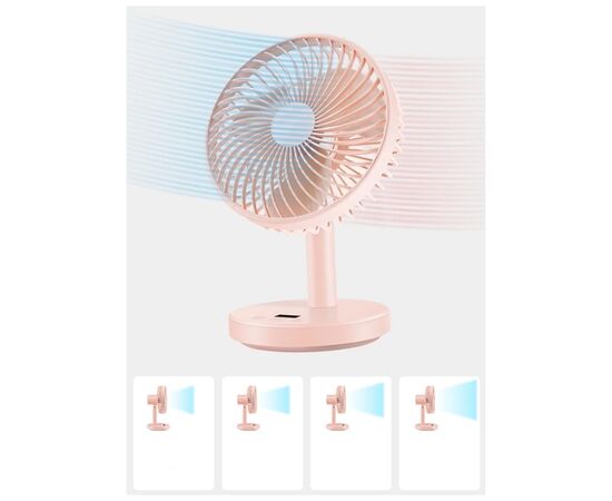 Вентилятор Jisulife Desktop small fan 01 Dark Blue, изображение 4