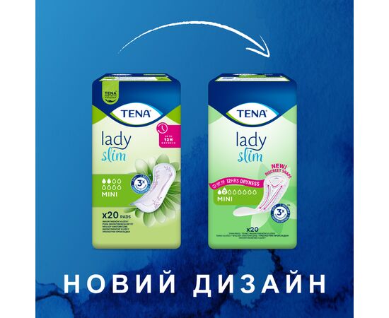 Урологические прокладки Tena Lady Slim Mini 20 шт. (7322540852486), изображение 3