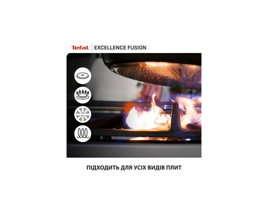 Сковорода Tefal Excellence Fusion з кришкою 24см чорний (G3388402), изображение 8