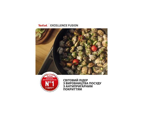 Сковорода Tefal Excellence Fusion з кришкою 24см чорний (G3388402), изображение 9