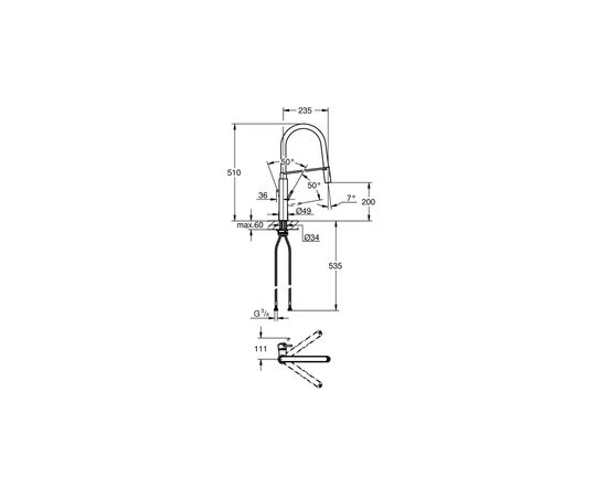 Смеситель Grohe Concetto (31491000), изображение 4