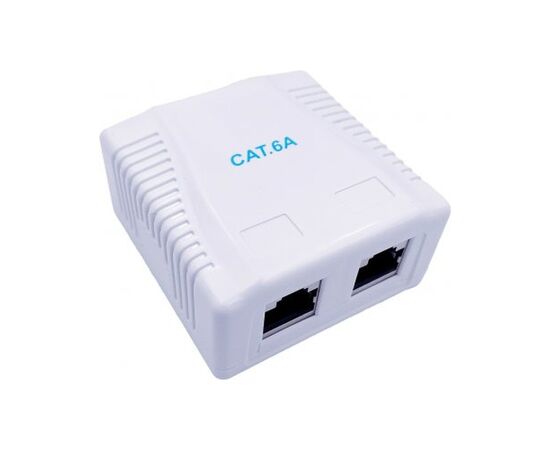 Комп'ютерна розетка Cablexpert RJ45x2 FTP, cat.6A (NCAC-2F6A-01)