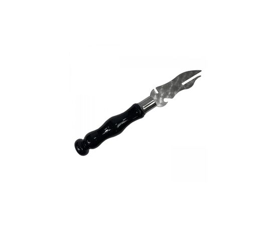 Вилка для снятия мяса Metalzavod 280х3мм чорна (VLK-3MM-BL)