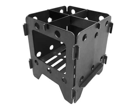 Печь-тресочница Metalzavod 13.5х13.5х15см 2мм мала (SHP-2S), изображение 2