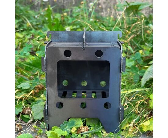 Печь-тресочница Metalzavod 13.5х13.5х15см 2мм мала (SHP-2S), изображение 7