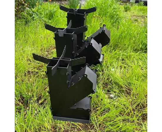 Турбопечь Metalzavod 20.5х8.5х29см 2мм мала (TBP-2S), изображение 4