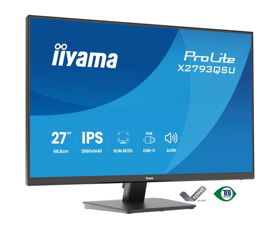 Монітор iiyama X2793QSU-B1, зображення 2