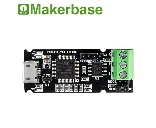 Адаптер Makerbase CANable USB to CAN canbus debugger analyzer adapter Isolated (MKS CANable), изображение 3