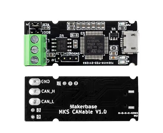 Адаптер Makerbase CANable USB to CAN canbus debugger analyzer adapter Isolated (MKS CANable), изображение 4