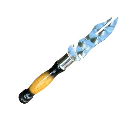 Вилка для снятия мяса Metalzavod 280х3мм двокольорова (VLK-3MM-DUO)