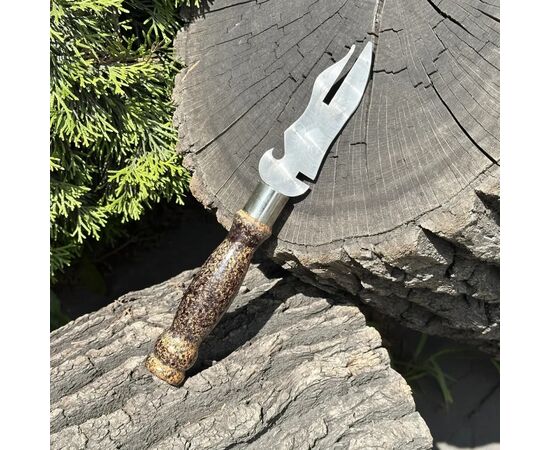 Вилка для снятия мяса Metalzavod 280х3мм мармурова (VLK-3MM-MR), изображение 4