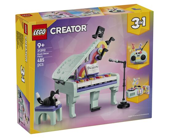 Конструктор LEGO Creator Музыкальный декор «Фортепиано с котом» (31392)