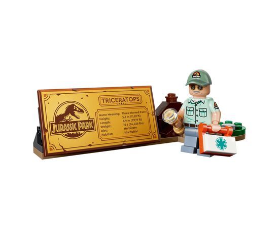 Конструктор LEGO Jurassic Park Окаменелости динозавров: Трицератопс (77985), изображение 7