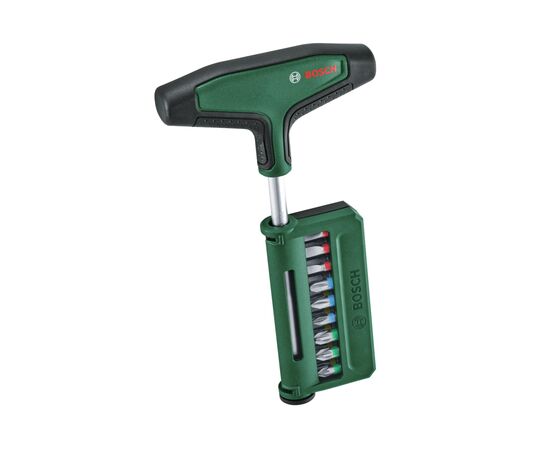 Отвертка Bosch для бит, Т-образная рукоятка, 19 насадок, 100mm, сталь CrV (1.600.A03.9J3)