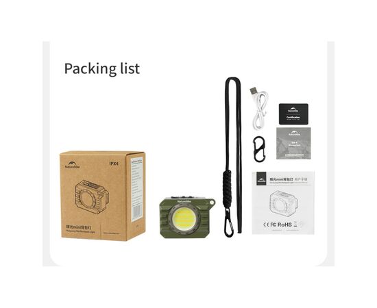 Фонарь Naturehike CNK2450ZM014, бежевий (6927595795668), изображение 3