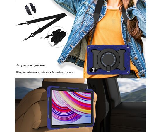 Чохол до планшета BeCover Armor Stand Xiaomi Redmi Pad 2 Pro 12.1" Blue (715502), зображення 7