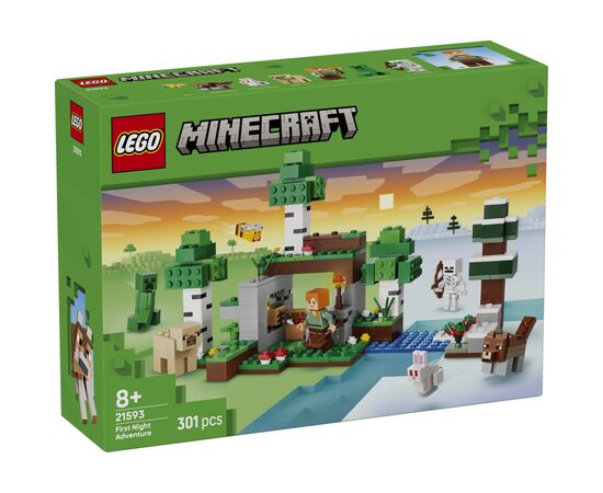 Конструктор LEGO Minecraft Пригода першої ночі (21593)