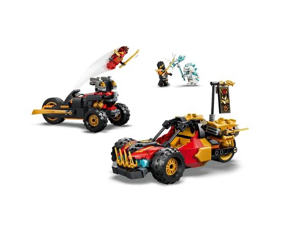 Конструктор LEGO NINJAGO Комбинированные транспортные средства Кая и Коула (71864), изображение 2