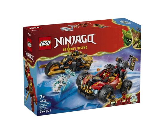 Конструктор LEGO NINJAGO Комбинированные транспортные средства Кая и Коула (71864)