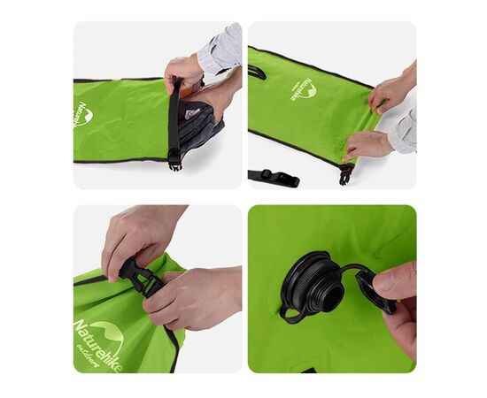 Гермомешок Naturehike Буй NH17S001-G 18 л зелений (6927595777251), изображение 2