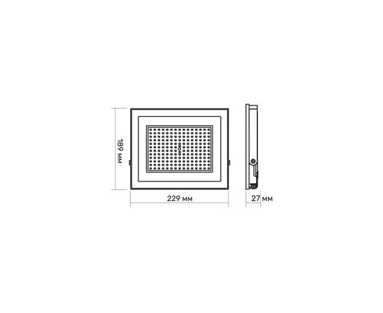 Прожектор TITANUM LED 100W 6500K (TLF1006), изображение 5