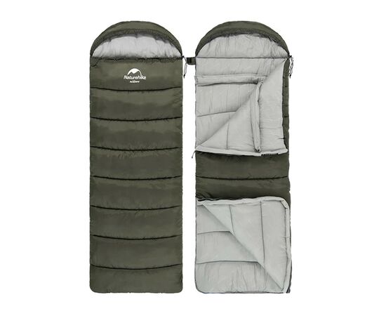 Спальный мешок Naturehike U150 NH20MSD07 Green Left (6927595764398-L), изображение 2