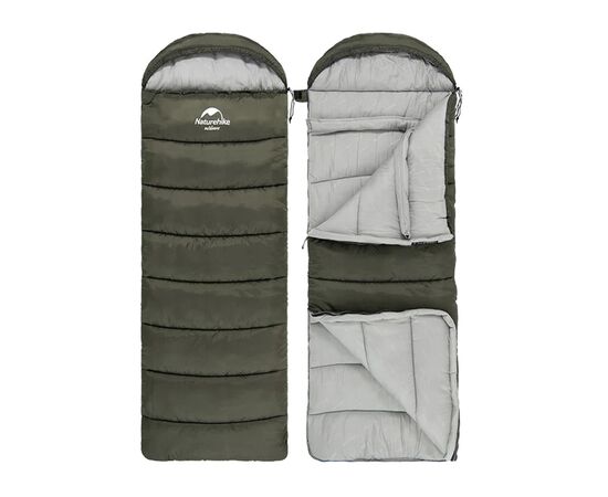 Спальний мішок Naturehike U150 NH20MSD07 Green Right (6927595764398-R), зображення 2