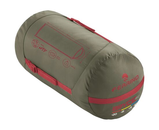 Спальный мешок Ferrino Bryce SQ +9C Green Left (86376MVVS) (929599), изображение 2