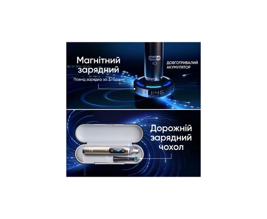 Электрическая зубная щетка Oral-B iO 10 Lunar Gold (8006530054102), изображение 5