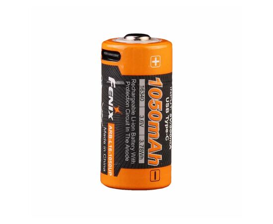Аккумулятор Fenix 16340 (1050 mAh) Type-C (ARB-L16-1050UP), изображение 3