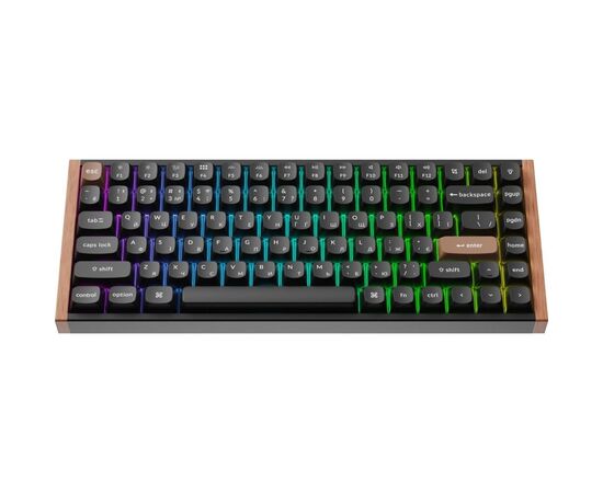 Клавиатура Keychron K2HE Gateron Double-Rail Magnetic Nebula Hot-swap QMK Wireless/Bluetooth/USB-А UA Wood/Black (K2H-F1-UA), изображение 2