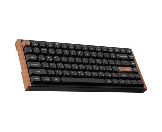 Клавиатура Keychron K2HE Gateron Double-Rail Magnetic Nebula Hot-swap QMK Wireless/Bluetooth/USB-А UA Wood/Black (K2H-F1-UA), изображение 3